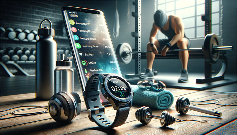 working out with Samsung watch straps