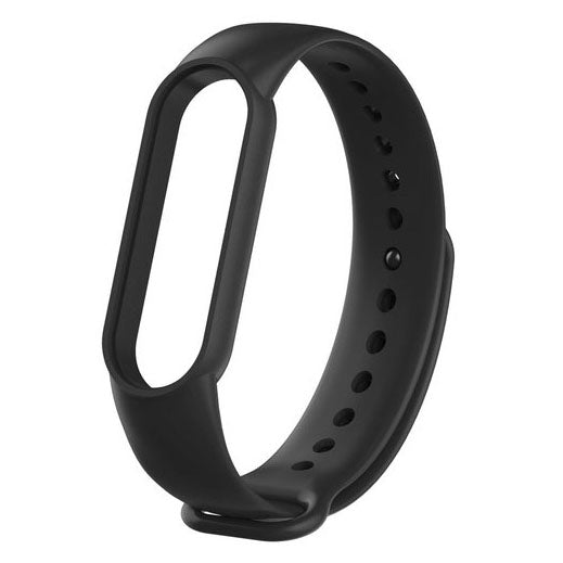 black amazfit band 5 strap silicone soft