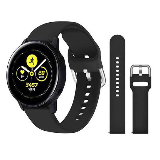 black soft silicone garmin approach s42 strap