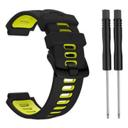 Black Yellow replacement garmin approach s6 silicone strap
