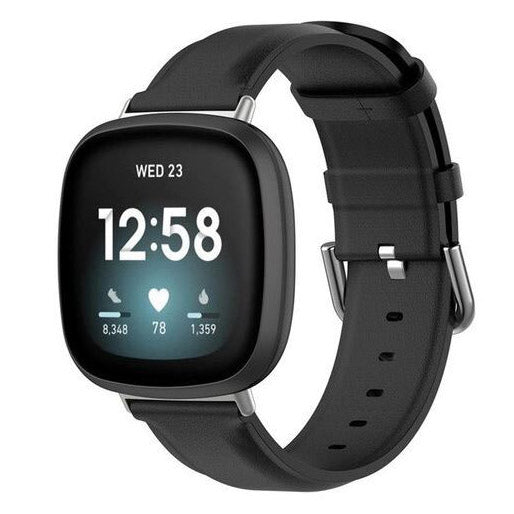 Fitbit Versa 2 Strap Leather Fitstraps.ie