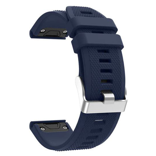 dark blue textured strap for garmin quatix 6