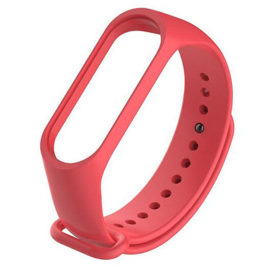 dark pink amazfit band 5 strap with cover