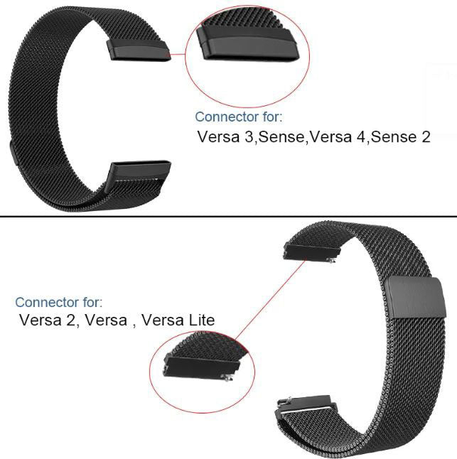Strap For Fitbit Sense Milanese