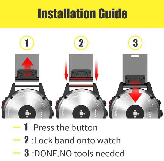 garmin descent mk1 strap with tools