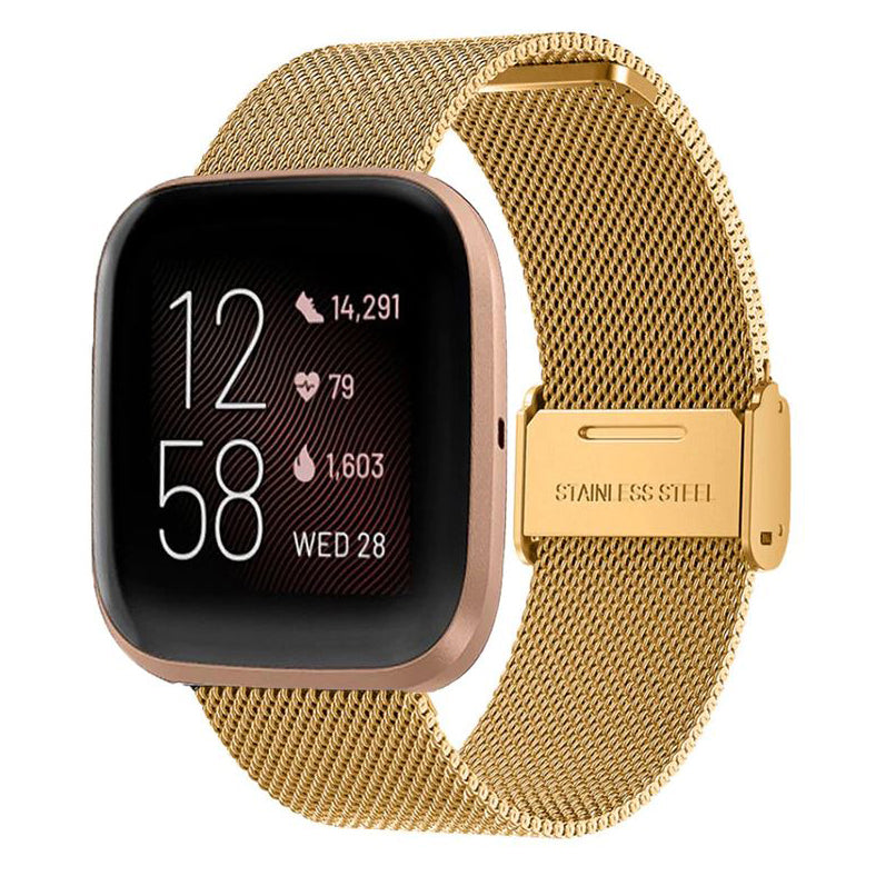 Fitbit Versa Strap Replacement in gold