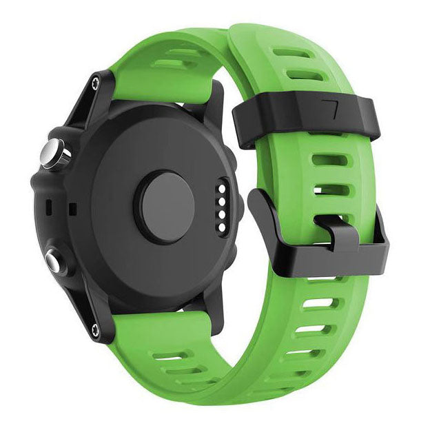 green premium strap for garmin foretrex 701 ballistic silicone