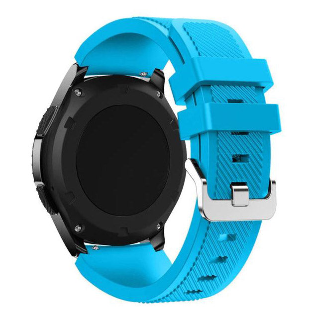 light blue garmin forerunner 570 textured replacement band
