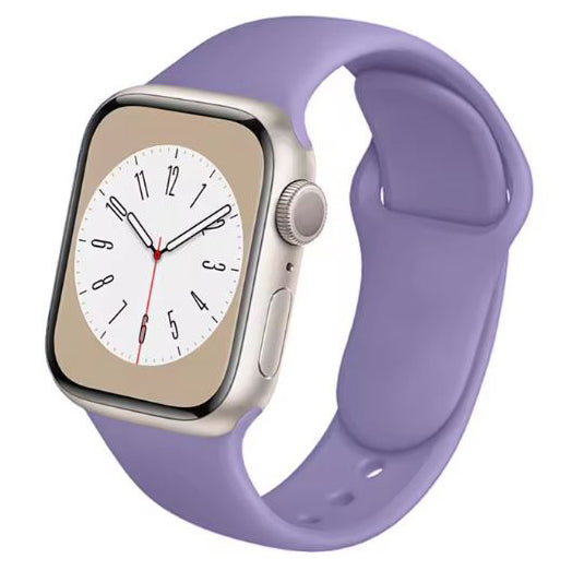 light purple apple-watch-series-1-replacement-strap-silicone