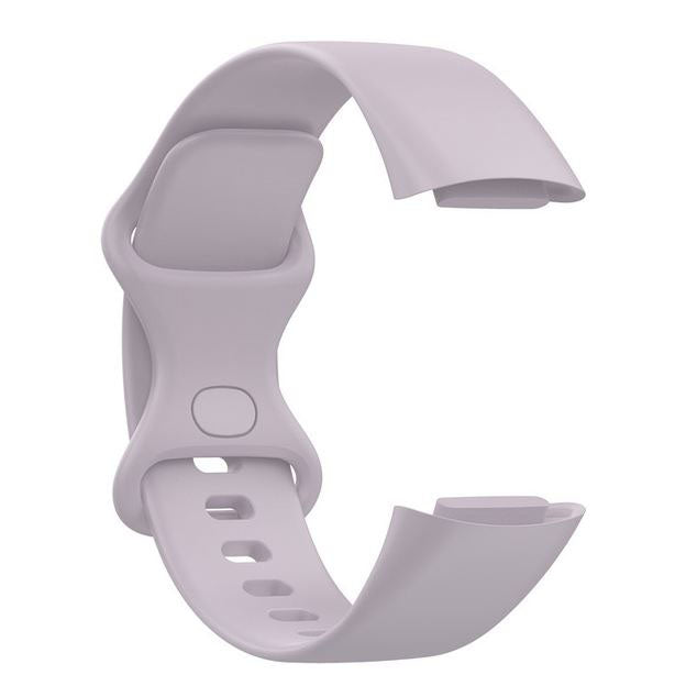 Pin & Tuck Strap Silicone Large Small Charge 5 in light purple
