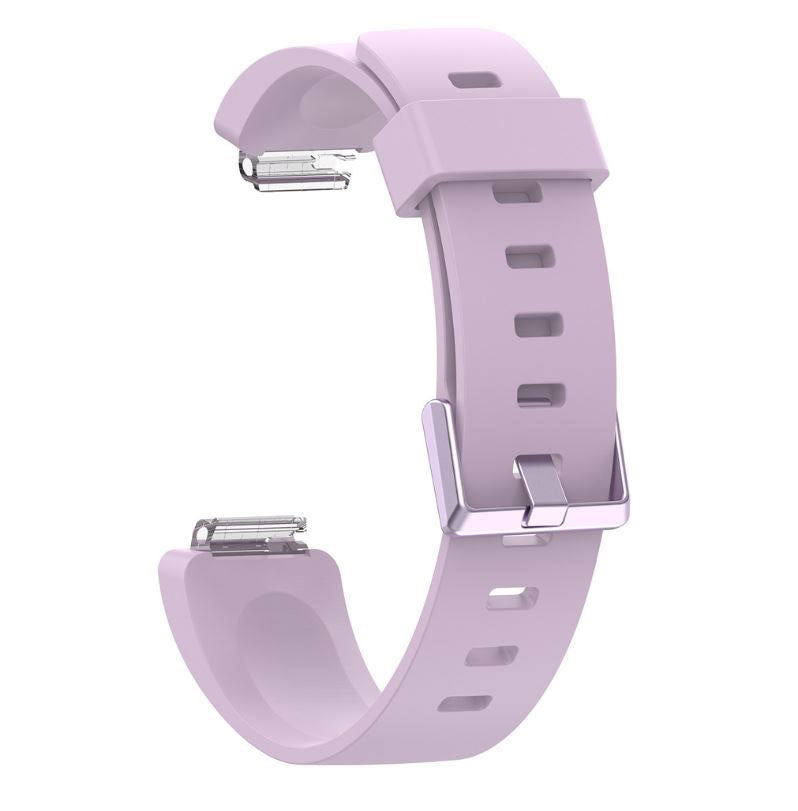 Plain Fitbit Inspire Wristband in Silicone in light purple