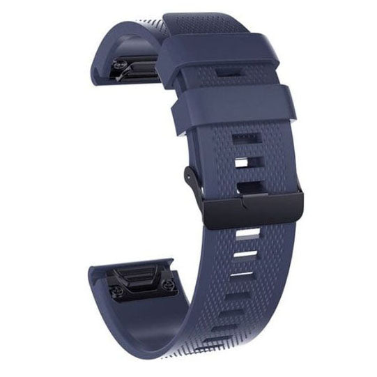 midnight blue silicone strap compatible with garmin s70