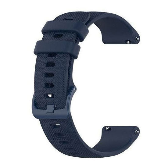 midnight blue durable silicone strap for huawei gt 3