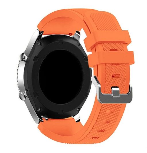 orange textured-silicone-strap-for-oneplus-watch-2r