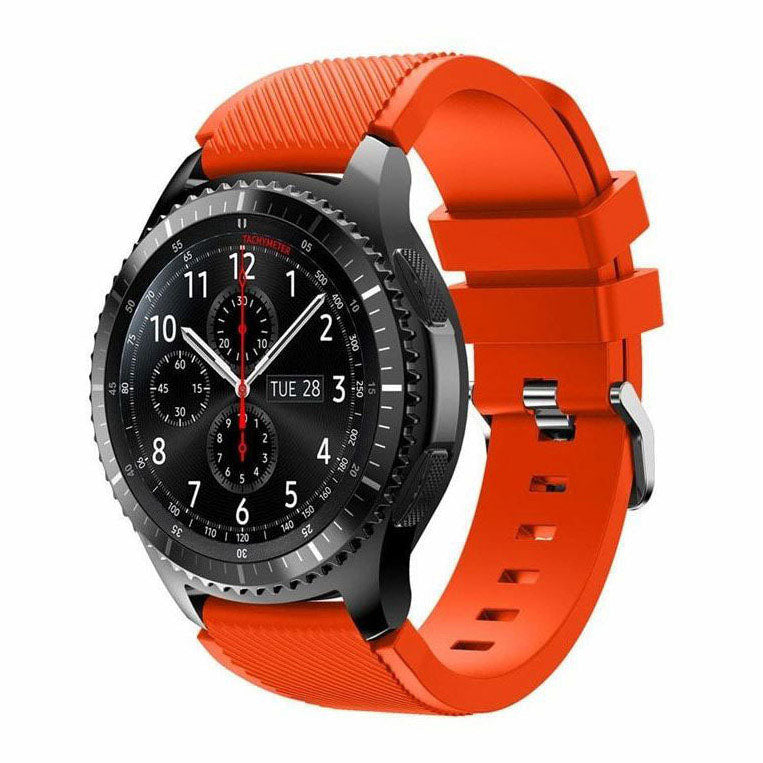 One Size Strap Silicone Pro Buckle in orange