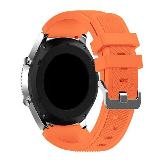 Buckle Strap Silicone One Size 22mm in orange