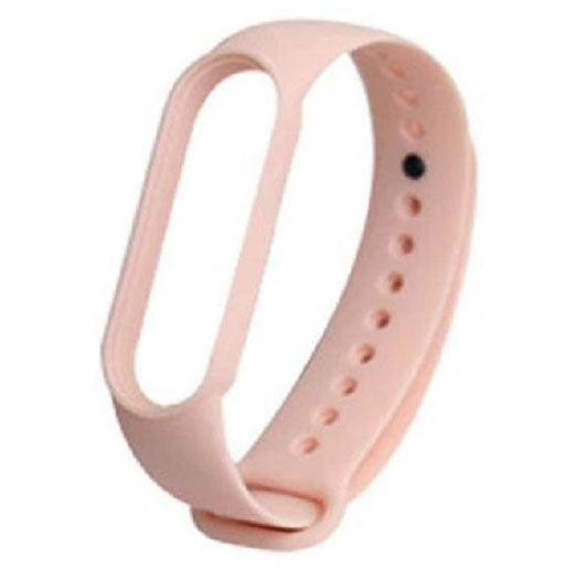 pink classic silicone amazfit band 5 strap