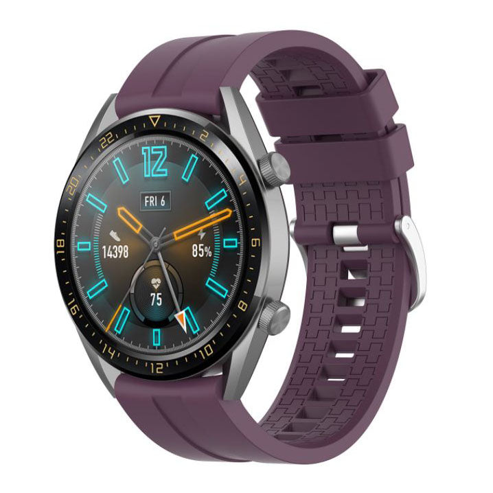 purple xiaomi watch s1 pro strap grooved design