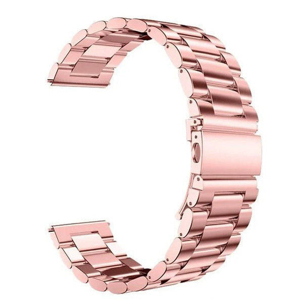 Universal 22mm  Strap Stainless Steel One Size Clip in rose pink