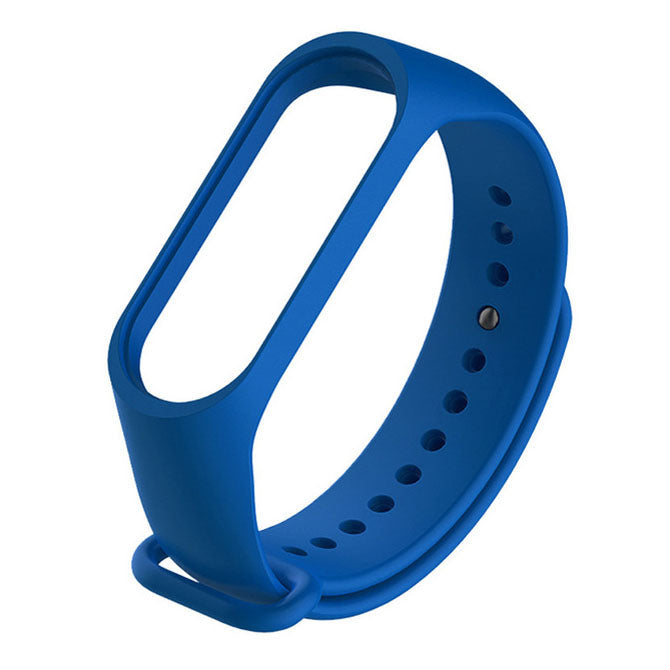 Mi Band 5 Strap Silicone Pin & Tuck One Size in sapphire