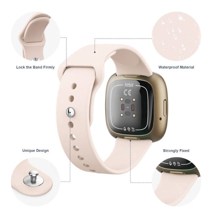 Sense 2 Strap Silicone Pin & Tuck One Size