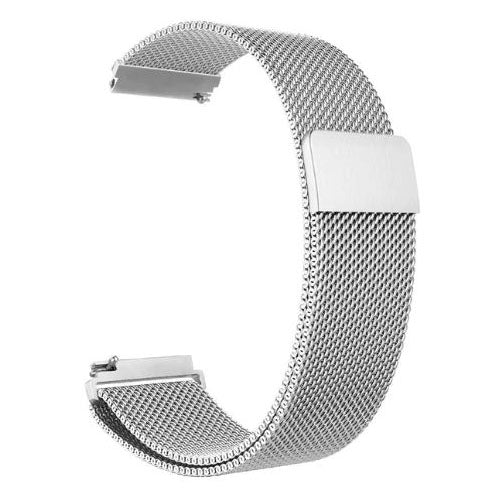 silver luxury steel strap for garmin vivomove hr
