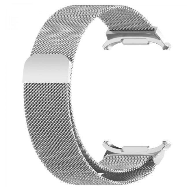silver magnetic clasp samsung galaxy watch ultra strap