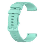 teal strap for ticwatch c2 rose gold silicone