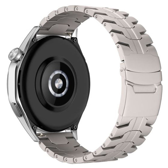 samsung galaxy watch 42mm titanium strap closeup