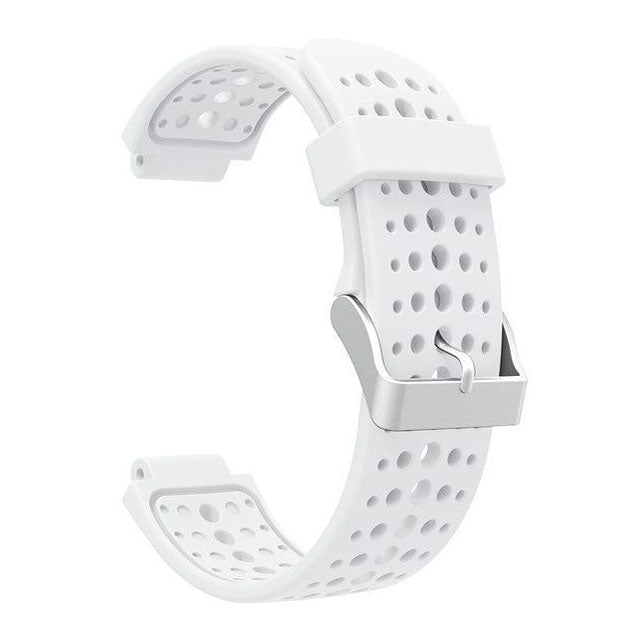 white closeup of silicone strap for garmin approach s20