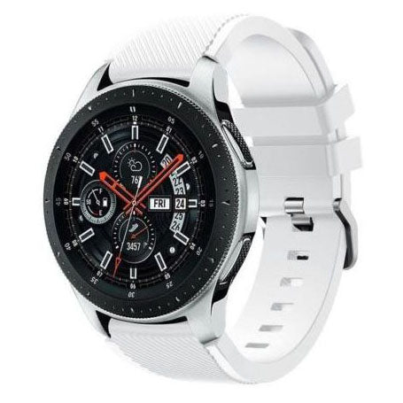 white garmin forerunner 570 textured silicone band