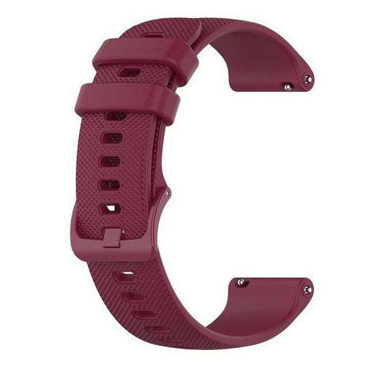 wine red premium huawei watch gt 3 silicone strap