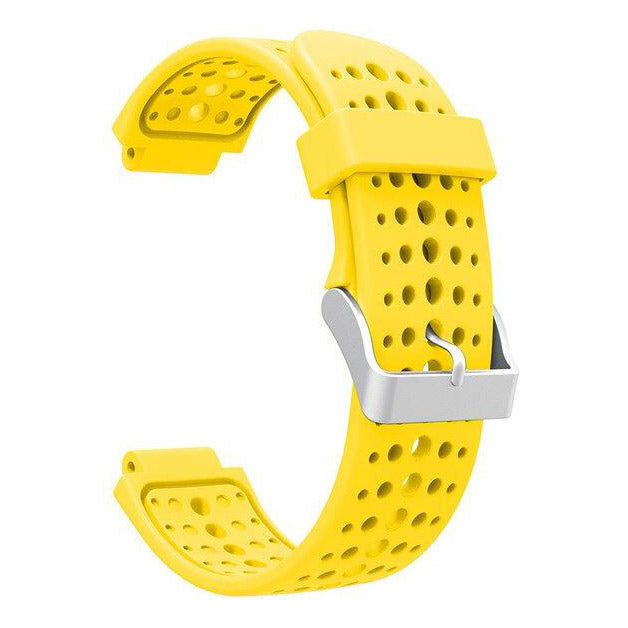 yellow soft touch strap for garmin approach s20 watch