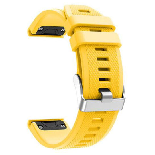yellow silicone garmin approach s62 strap installation