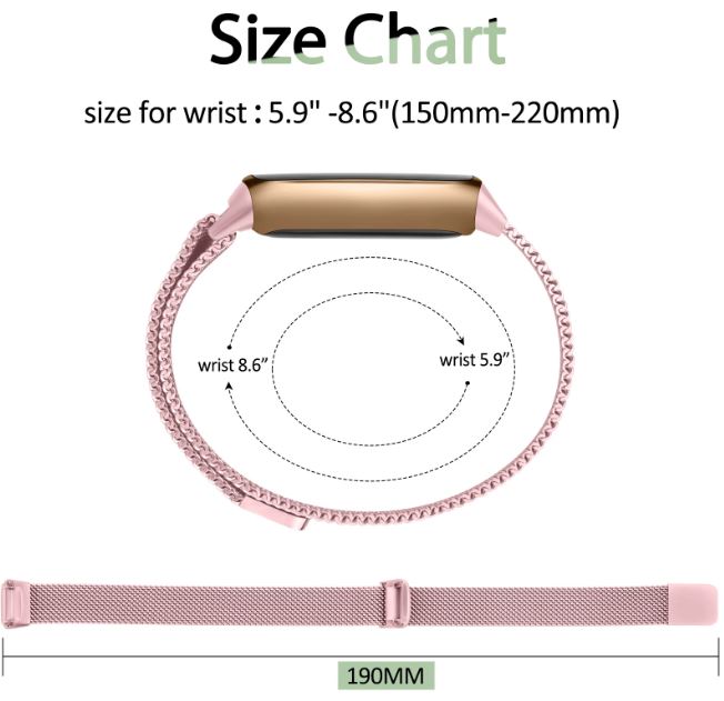 fitbit luxe watch straps
