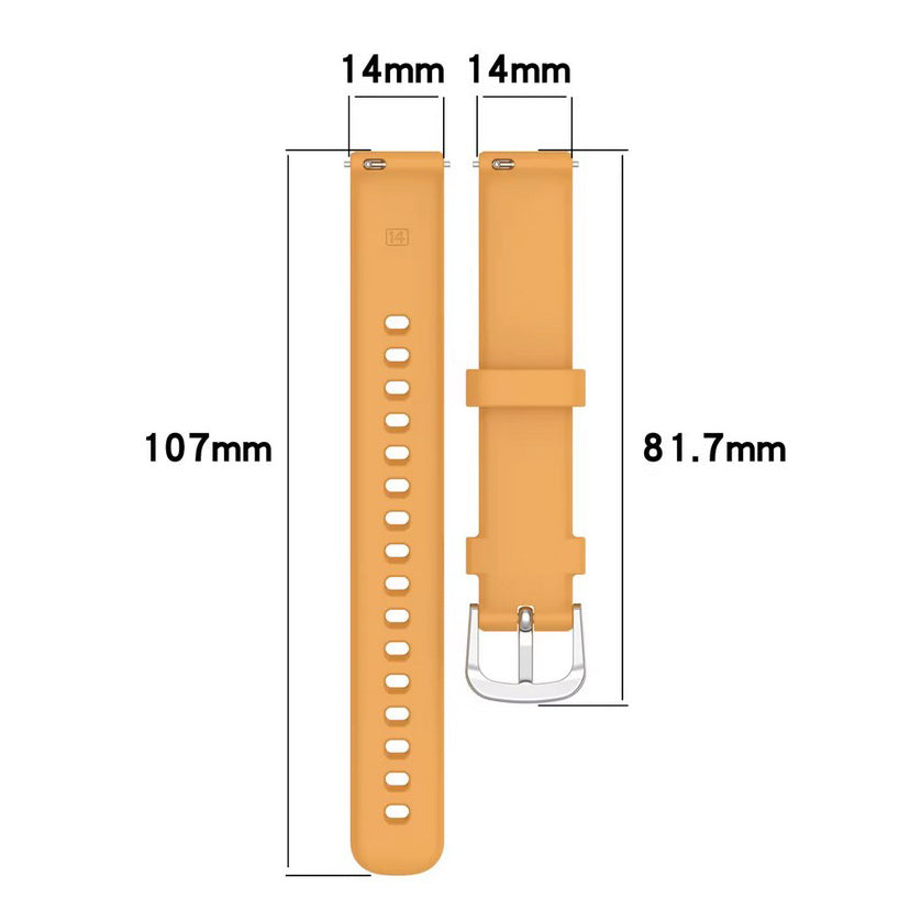 14mm watch strap secure fastening size guide