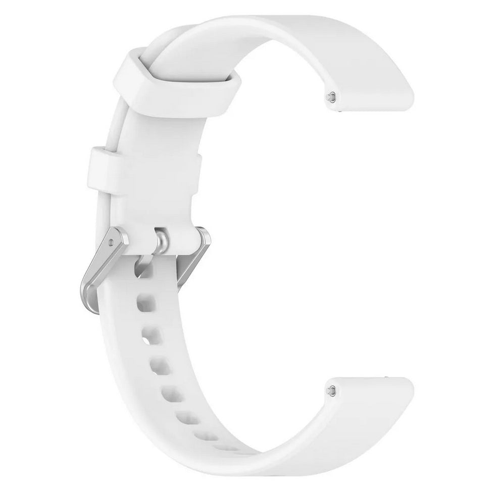 14mm watch strap waterproof silicone in white
