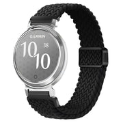 14mm watch strap soft nylon bohemian design in black