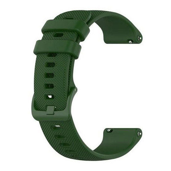 Plain Garmin Forerunner 255 Strap in Silicone in army green