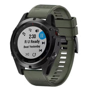 Garmin Fenix 6S Pro Strap Replacement in army green