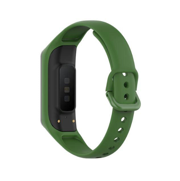 Bracelet For Samsung Galaxy Fit 2 Plain in army green