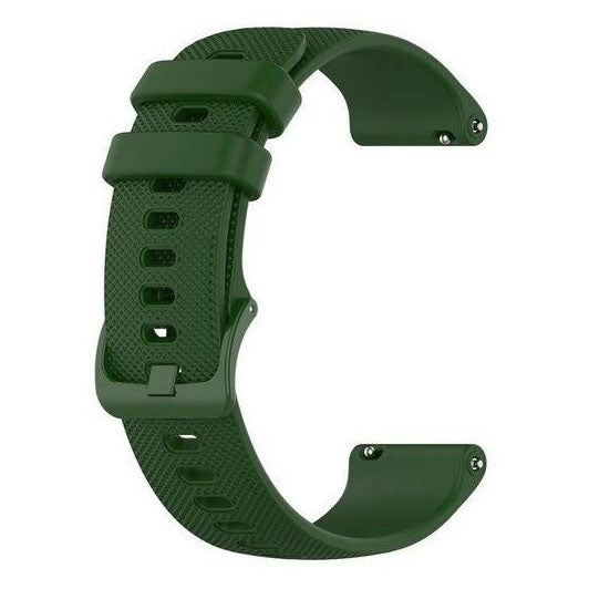 army green strap for garmin forerunner 265s front view
