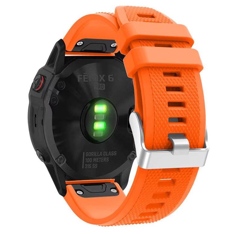 Fenix 5S Plus Silicone Band in orange