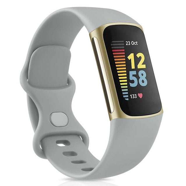 Classic Fitbit Charge 5 Watchband in Silicone in beige