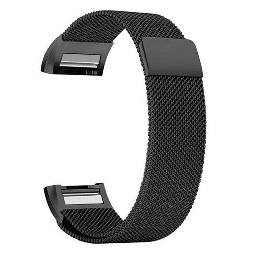 Band For Fitbit  Charge 2 Milanese in black