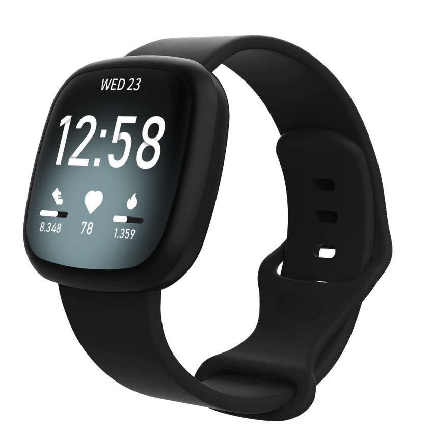 Fitbit Versa 3 Strap Silicone Large Small Pin & Tuck