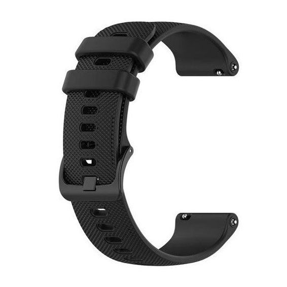 Garmin Venu 2 Strap Silicone One Size Buckle in black