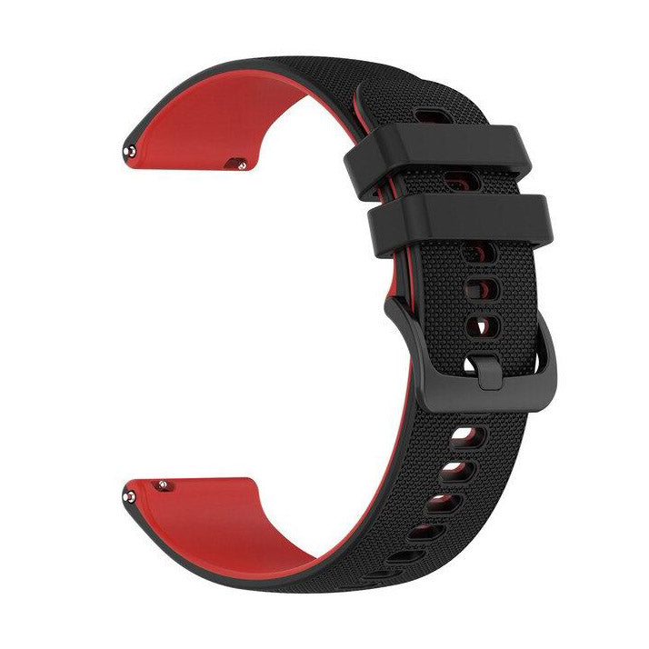 Garmin Forerunner 645 Strap Silicone One Size in black red