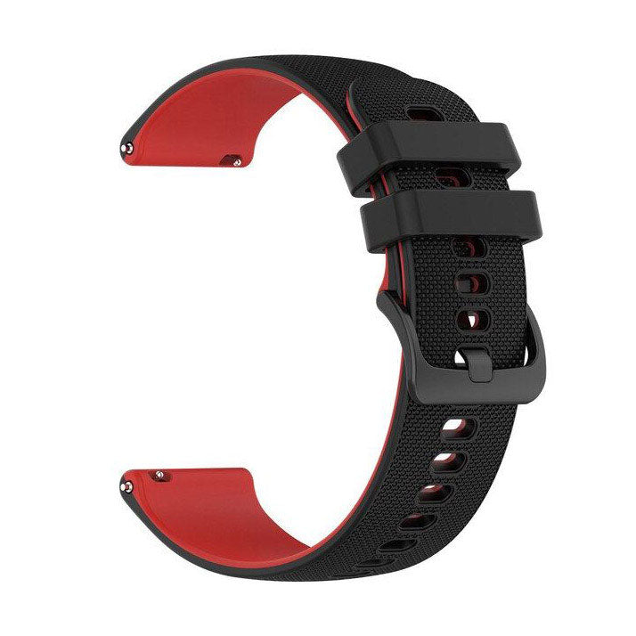 Garmin Vivomove HR Strap Ireland Buckle Silicone in black red