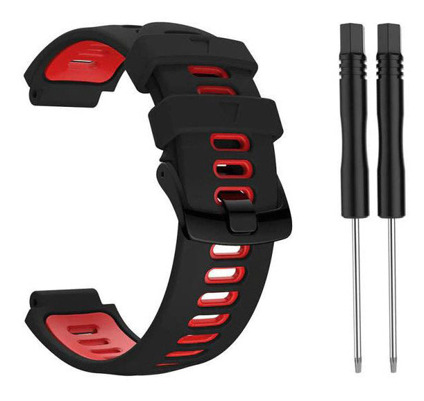 NotoCity per Forerunner 235 Cinturino, Braccialetto di Ricambio Silicone per Forerunner 230/235/620/630/735XT (Nero - Bianco NotoCity per Forerunner 235 Cinturino, Braccialetto di Ricambio Silicone per Forerunner 230/235/620/630/735XT (Nero - Bianco